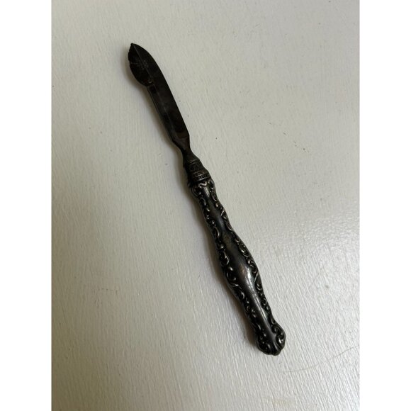 Antique Sterling 925 Signed Tool, Pencil Sharpener? Monogrammed Whiting Manufact - Picture 1 of 9
